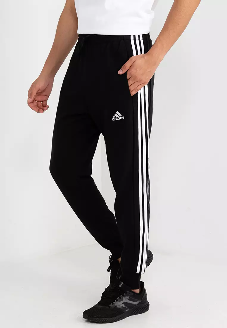 adidas Black Tapered Sportswear Dance 3-Stripes High-waisted Cargo Joggers