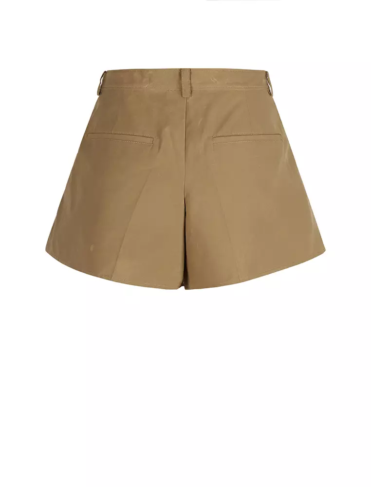 Cotton Wide Leg Shorts