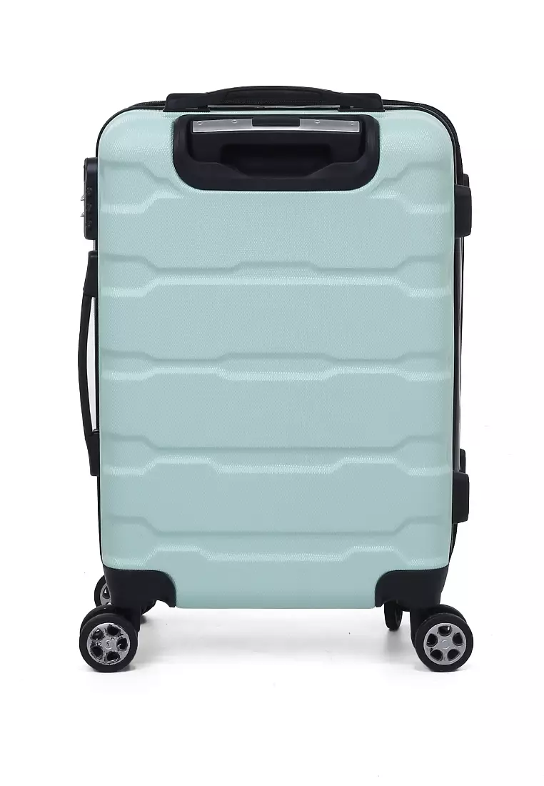 Carlton Koper Hardcase Unisex Size 20 Inch Tas Travel Combination Lock Large Compartment Material ABS+PVC Coated ORIGINAL - Mint