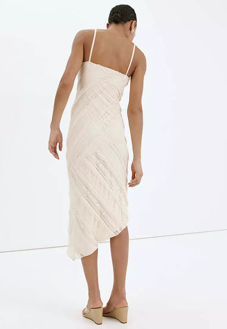 Asymmetric Lace Dress