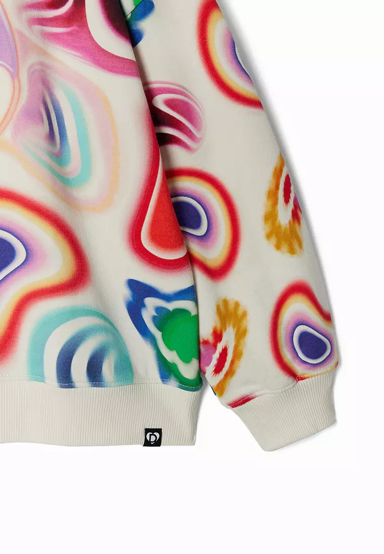 Desigual Girl Oversize Mickey Mouse hoodie.
