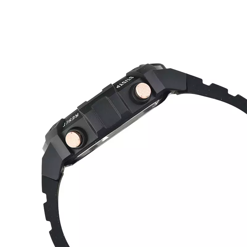 Jam Tangan Pria Alexandre Christie Digi AC 9388 MH RIPBARG Men Digital Dial Black Rubber Strap