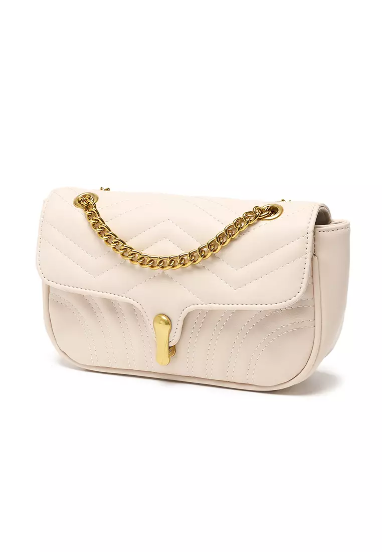 GYKACO CILLA Beige - Tas Selempang Wanita - Fashion Sling bag (Import)