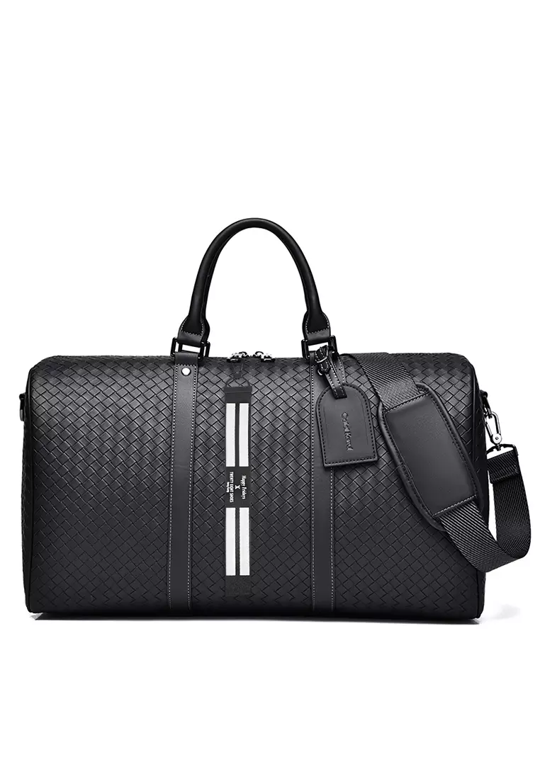 Woven Faux Leather Duffel Bags CK60008