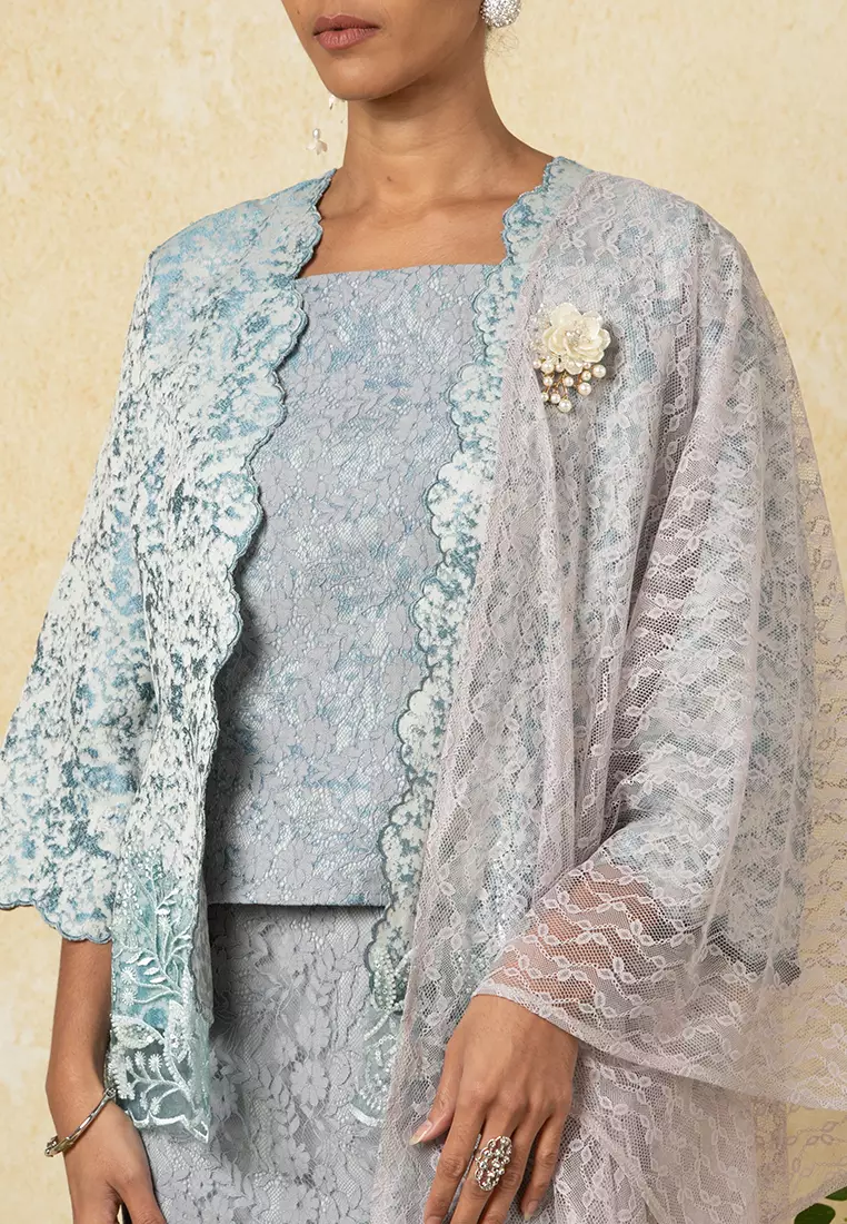 KEKWA KEBAYA KOTABARU WITH SELENDANG SET