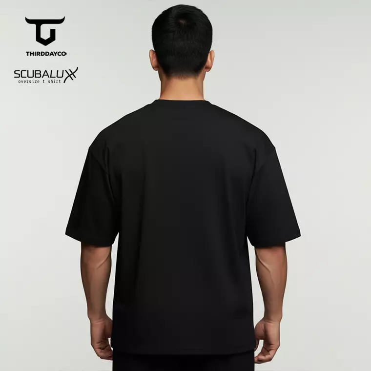 MTX72 Kaos Oversize Gym ScubaLux "doubt" hitam