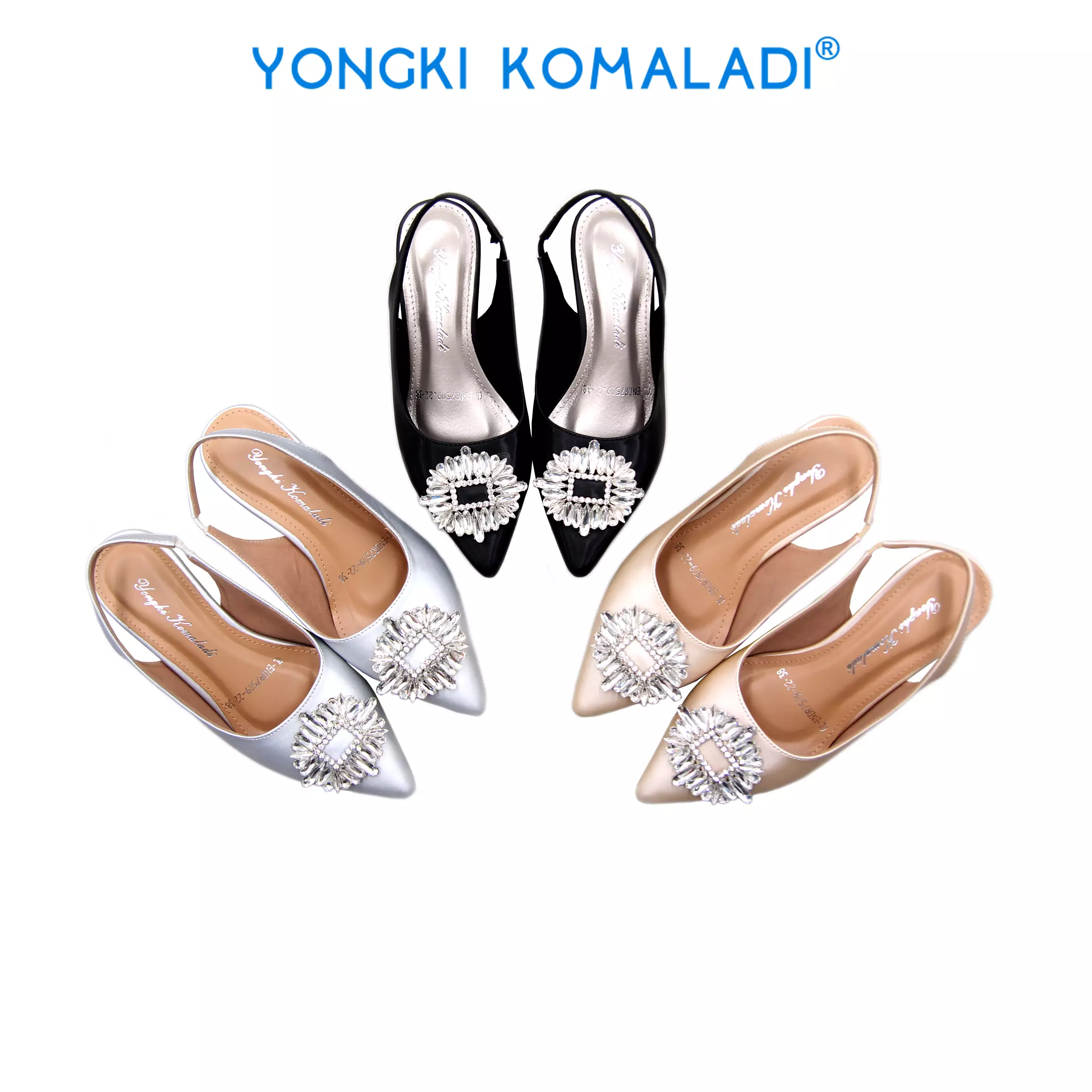 [ ORIGINAL ] YONGKI KOMALADI COURTNEY BUSTONG OL-ENDR7509-22 SILVER