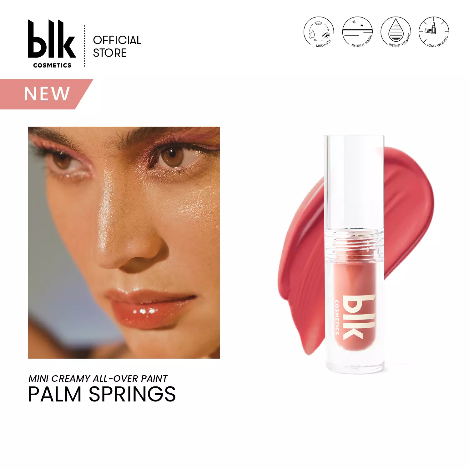 Discount on blk cosmetics  shoes - SKU: mini creamy all over paint palm springs