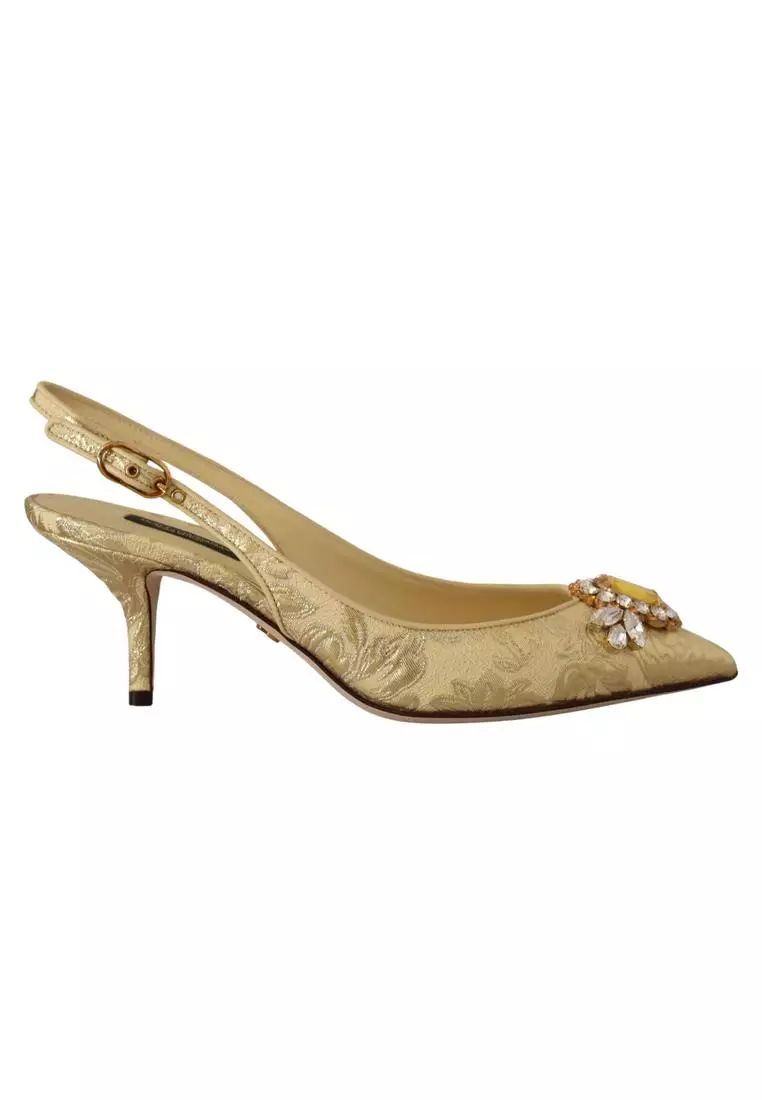 gold womens heels