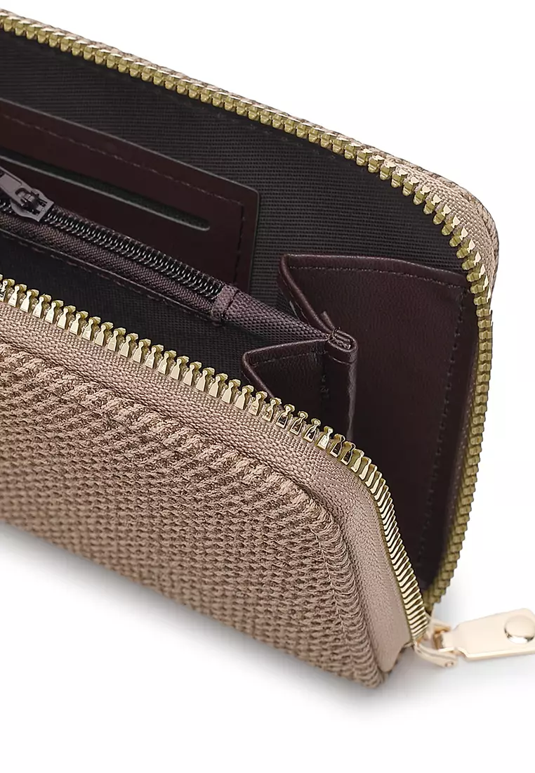 Women's Long Wallet / Purse (錢包) - 棕色