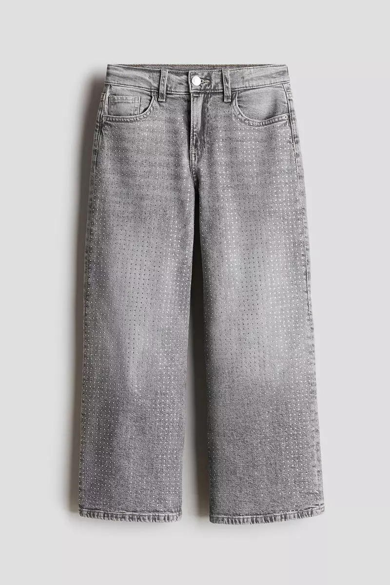 Loose Fit Wide Leg Cargo Jeans