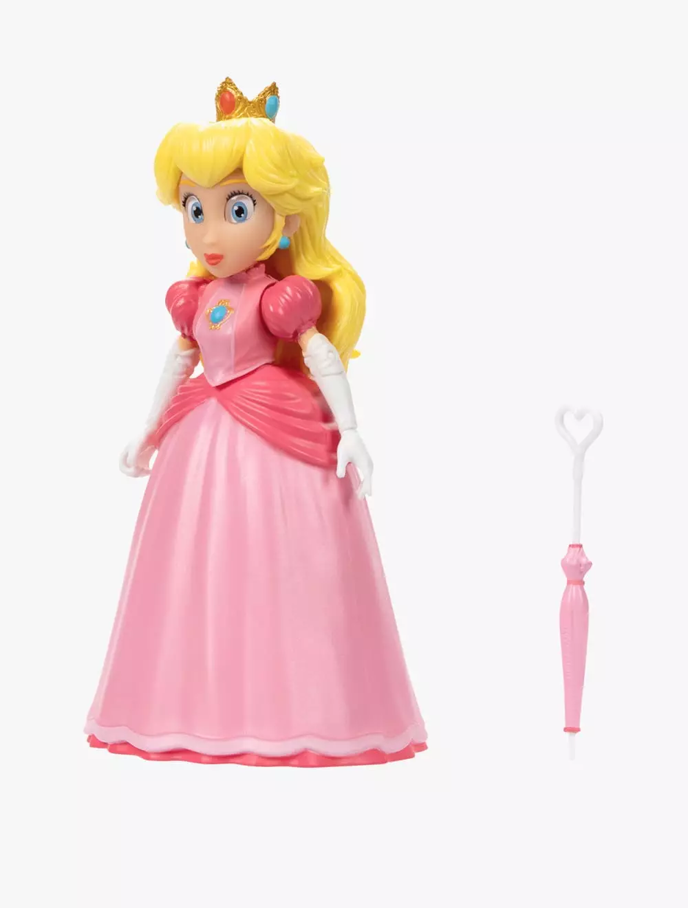 The Super Mario Bros Movie 5" Figure with Accessory – Peach - NTM41718I - multi