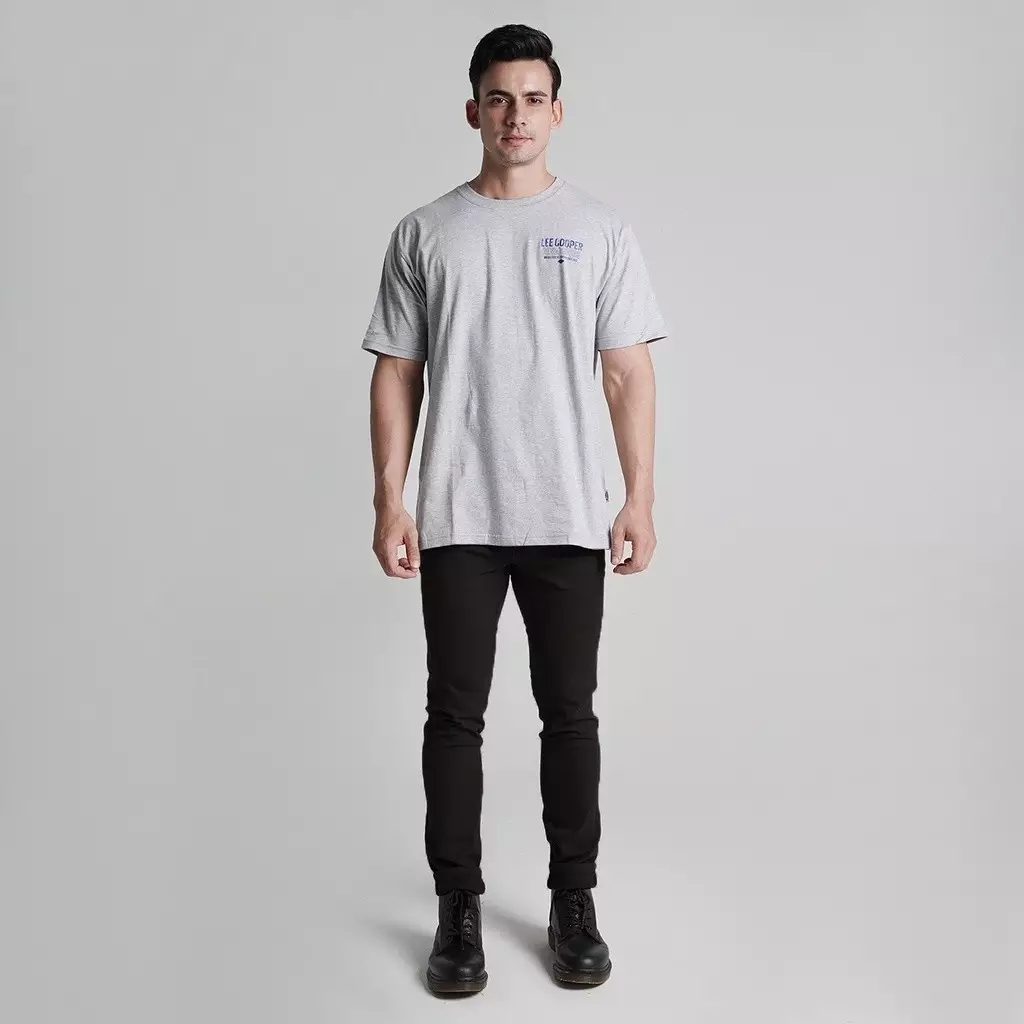 Lee Cooper Slim Fit Long Chino Logan Black