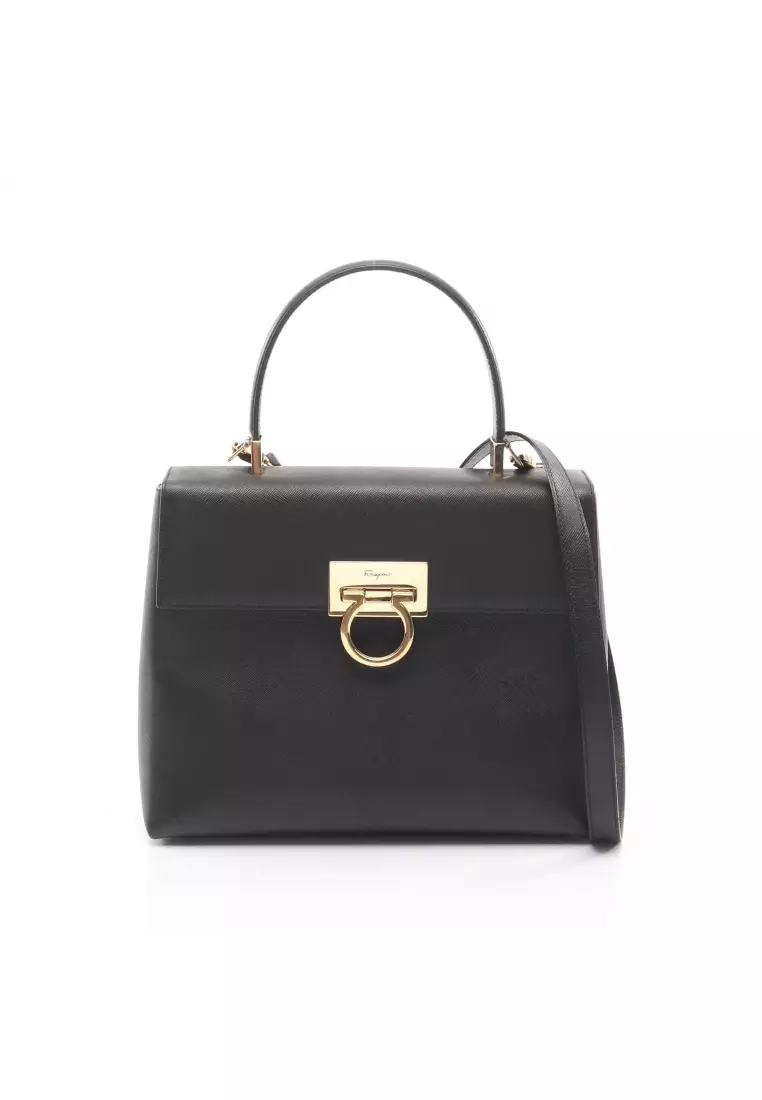Salvatore Ferragamo] Salvatore Ferragamo Gancini Shoulder Bag 