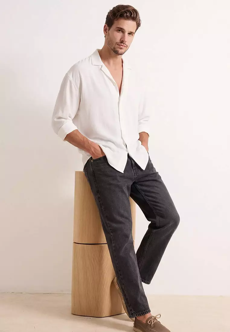 Baggy/Wide Loose Cut Denim Trousers Jeans