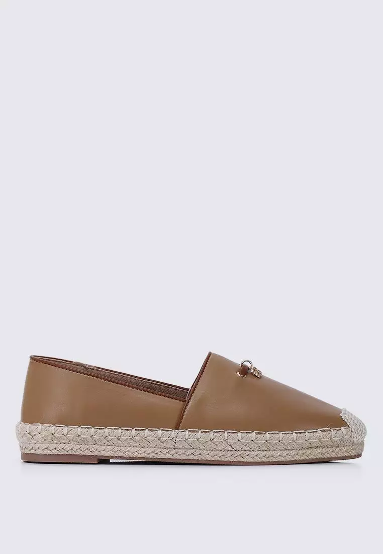 Discount on My Ballerine  shoes - SKU: My Ballerine Roberta Comfy Espadrilles In Brown