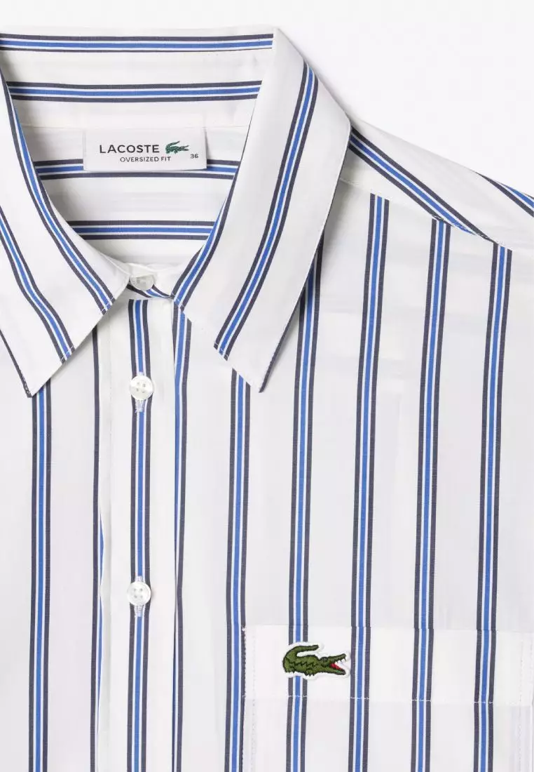 Oversized Fit Cotton Poplin Shirt