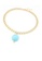 Urban Outlier blue and gold Bowknot Fashion Pendant Necklace F02A9ACF3ADEF4GS_1