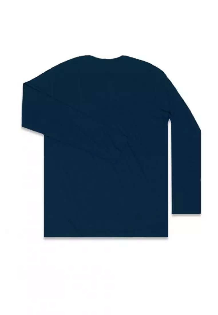 MTG07 ls evo kata navy kaos tangan panjang