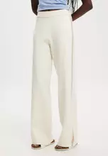 Porcelain/ Mid Taupe Stripe