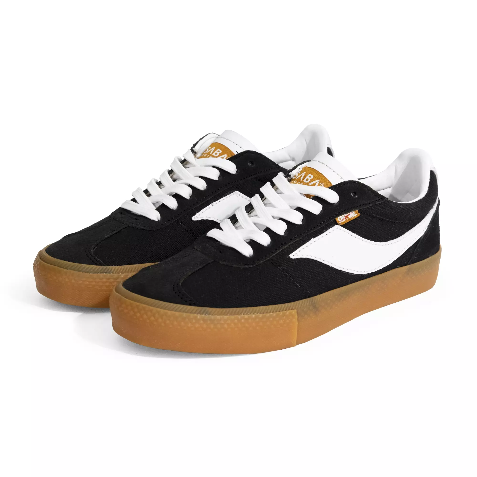 SABA Brazilian Black White Gum - Sepatu Sneakers Pria Dan Wanita