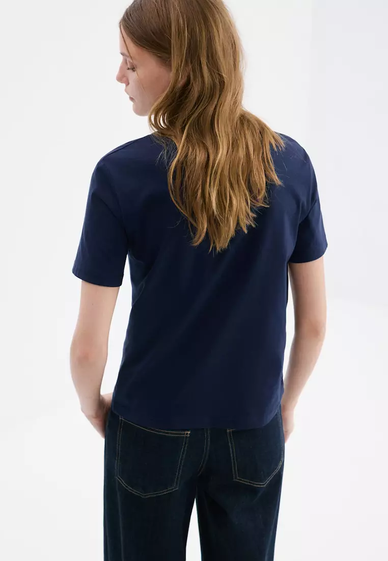 V-Neck Cotton T-Shirt