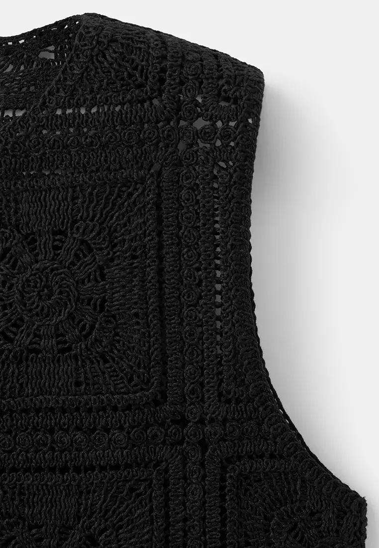 Crochet Top With Buttons