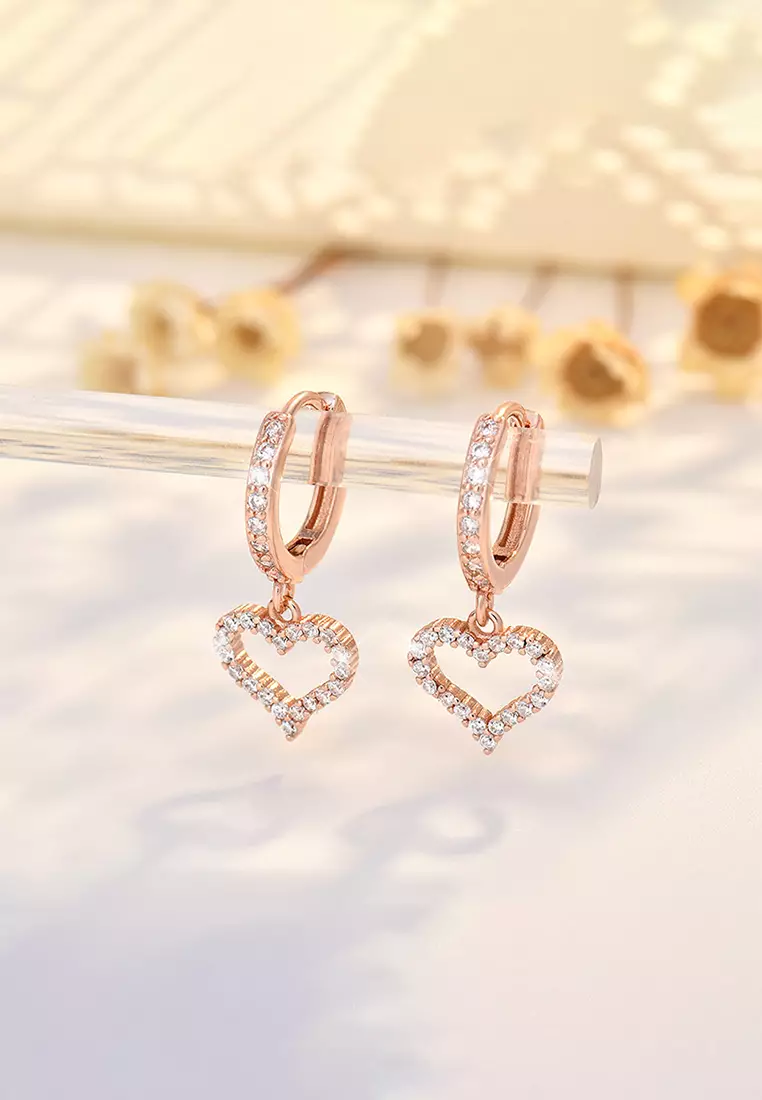 Anting Wanita Anting Original Korea Berlian Antingan Kotak Indah Anting Cewek