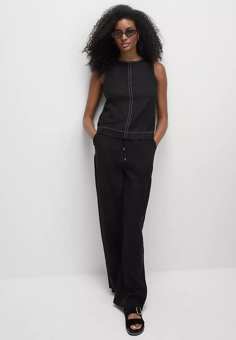 Linen Rich Regular Fit Vest