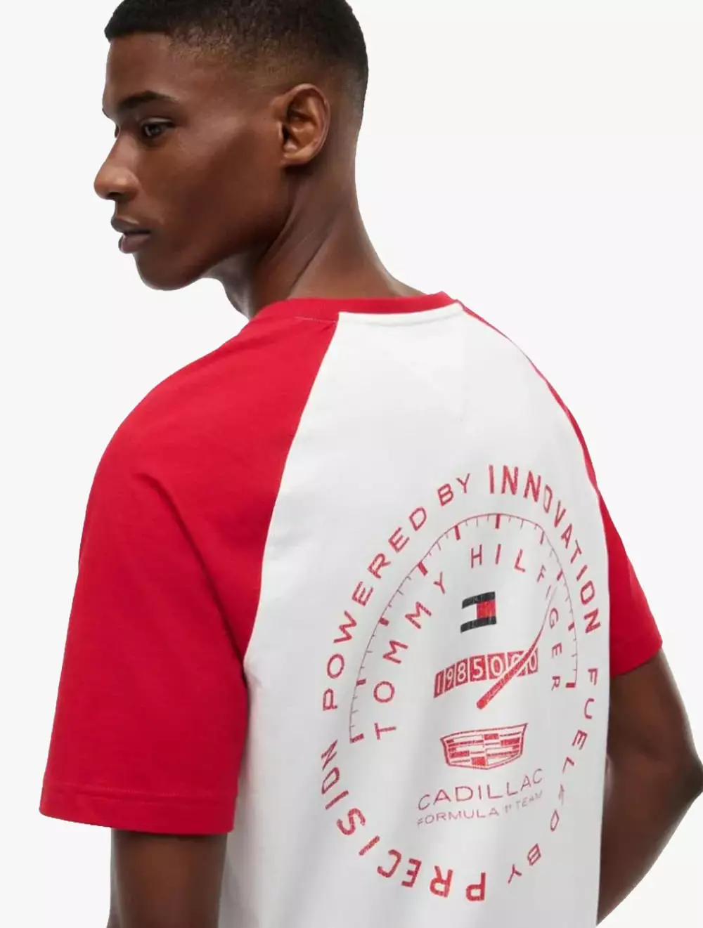 Tommy Hilfiger - TH x Cadillac Formula 1® Team Back Graphic Raglan T- Shirt