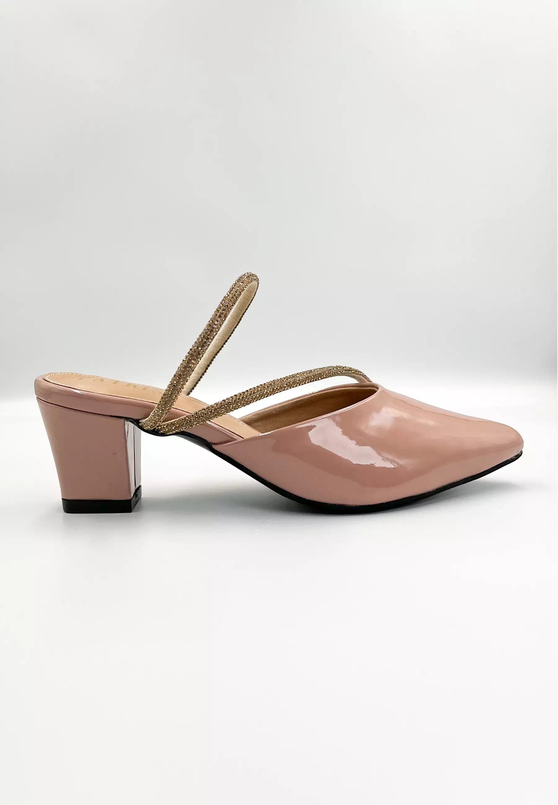 PATRIS Labels Mules Wanita Heels / Hak 5 Cm