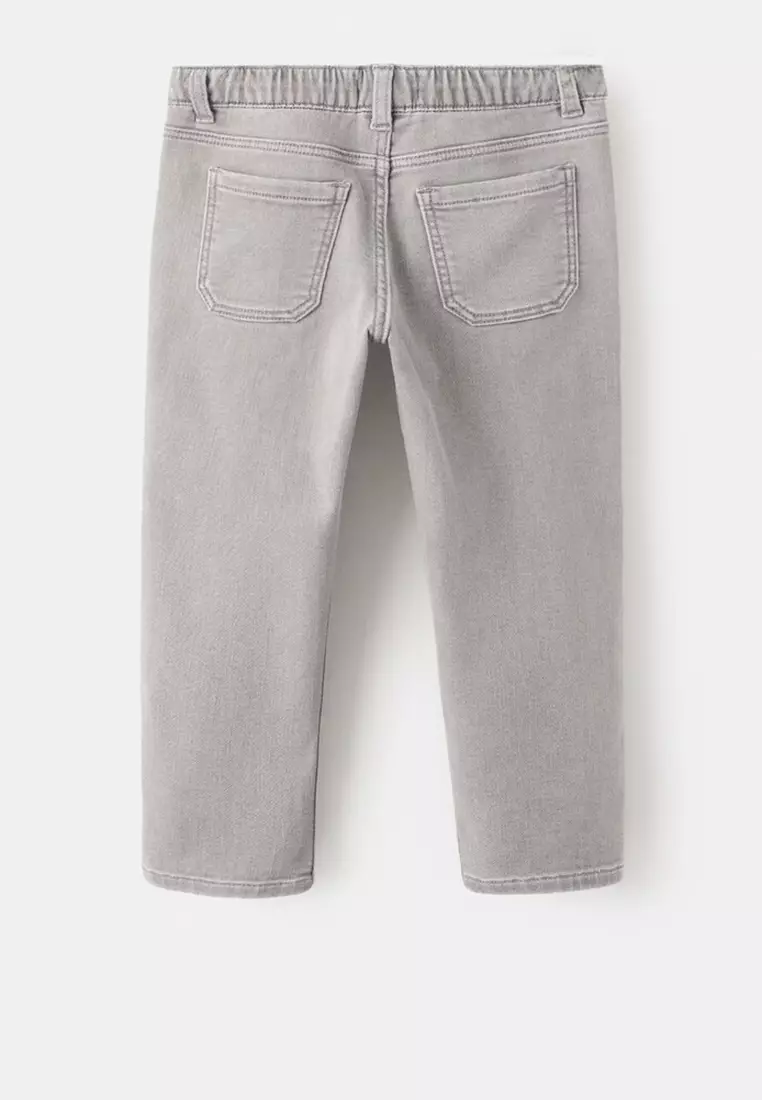 Slim Fit Drawstring Jeans