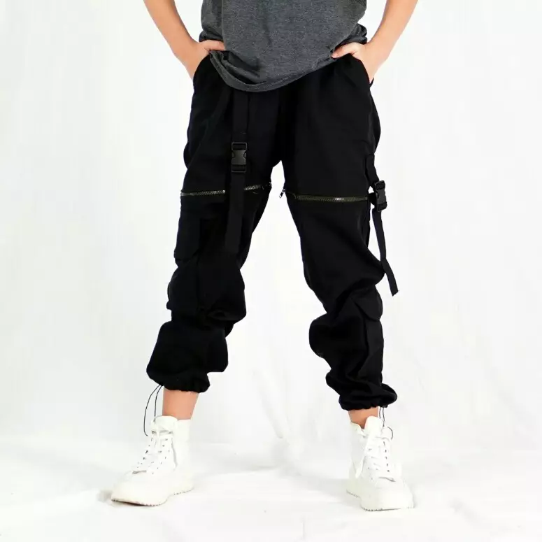 Okechuku JUSTIN Celana Cargo Panjang Pendek Pria Celana Techwear Style