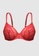Sans Complexe red Lyse Wired Half Cup Bra with Lace B23B5USBFFAE1BGS_7