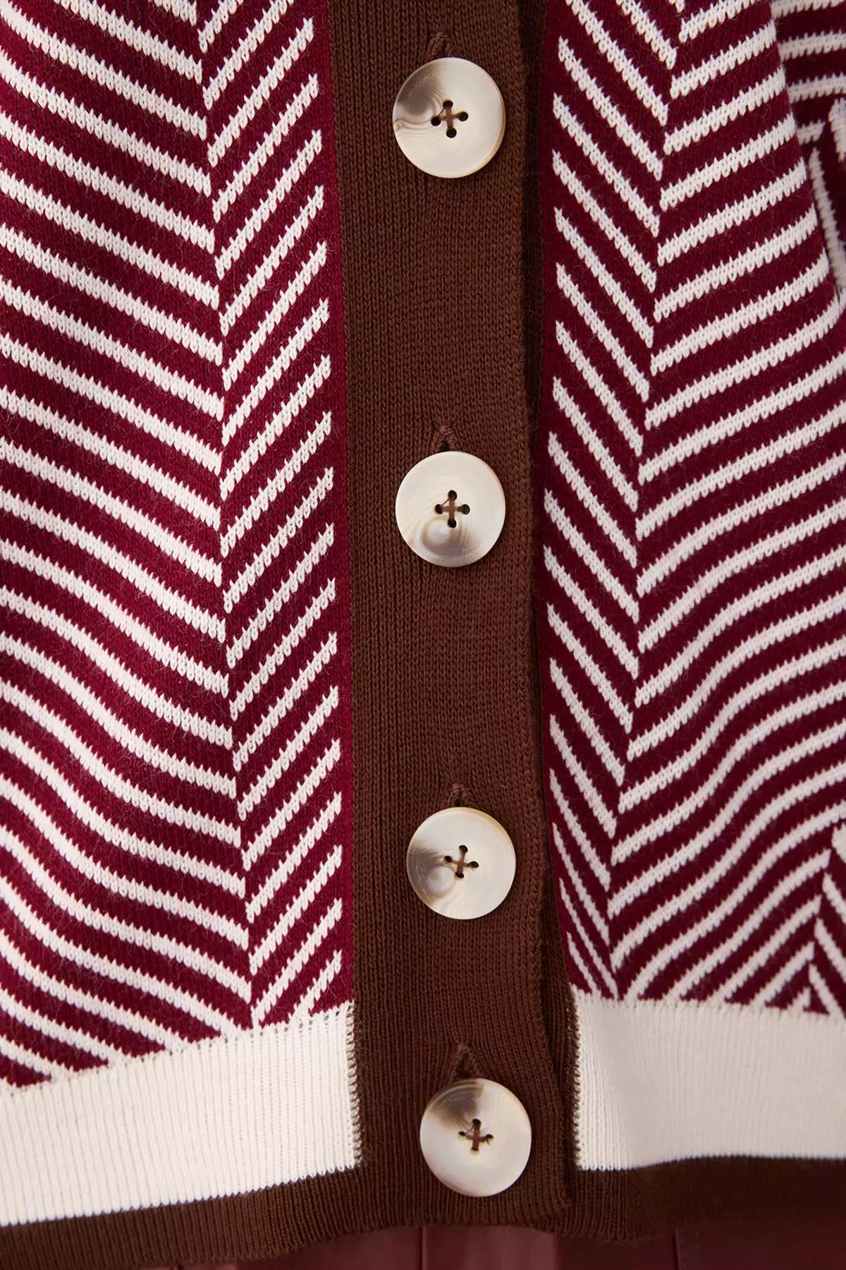 Brown Wide Fit Knitwear Cardigan