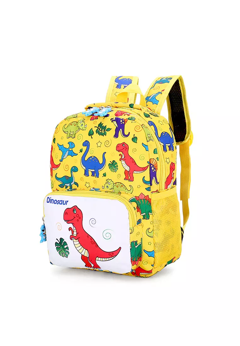 Buy Lara Children's Dinosaur Cartoon Backpack Yellow 2023 Online