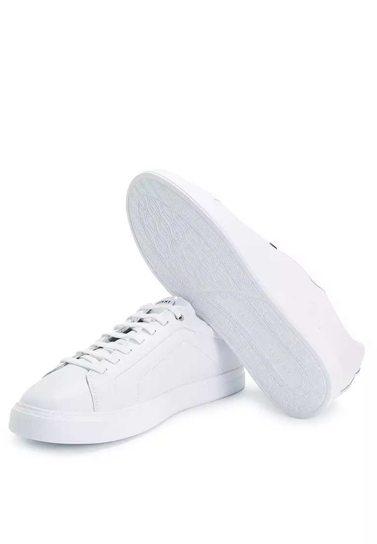 Icon Leather Court Trainers - TH Mainline