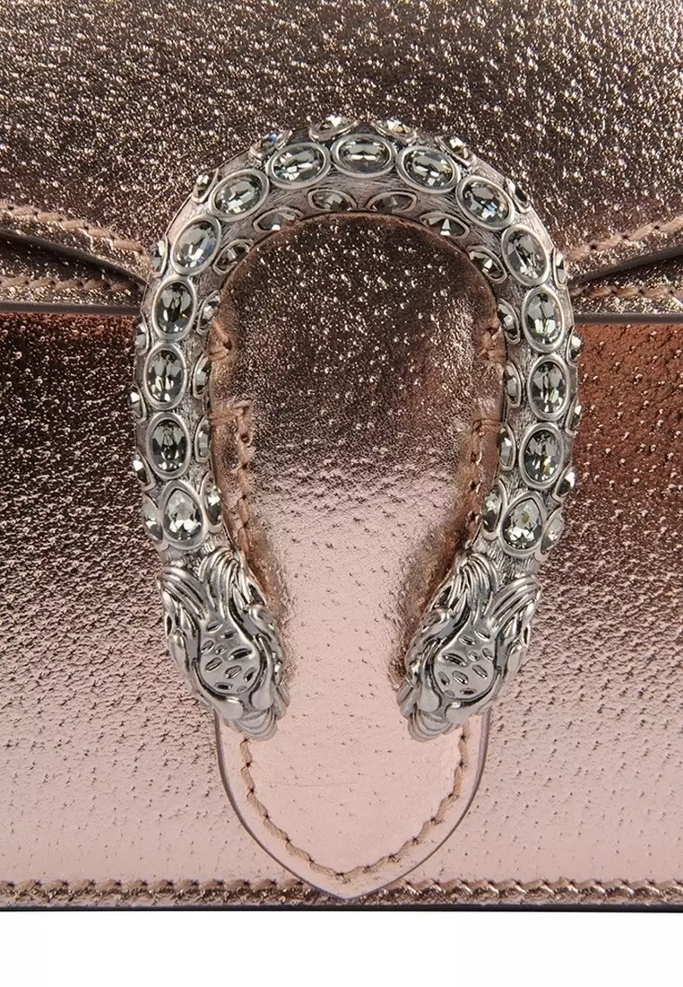 Dionysus Gg Crossbody Bag for Women in Gold