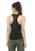 Fitleasure black Fitleasure Women's Running/Training Black Tank Top 2BB7BAA5DEAAA9GS_4