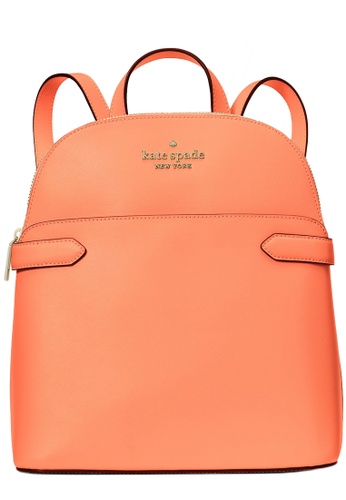 Kate Spade orange Kate Spade Staci Dome Backpack Bag in Melon Ball k7340 6157AACBF02A97GS_1