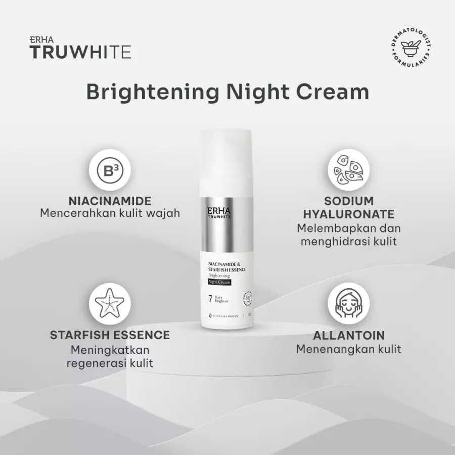 Erha Truwhite Glocin Brightening Set - Pencerah Wajah (3 Pcs)