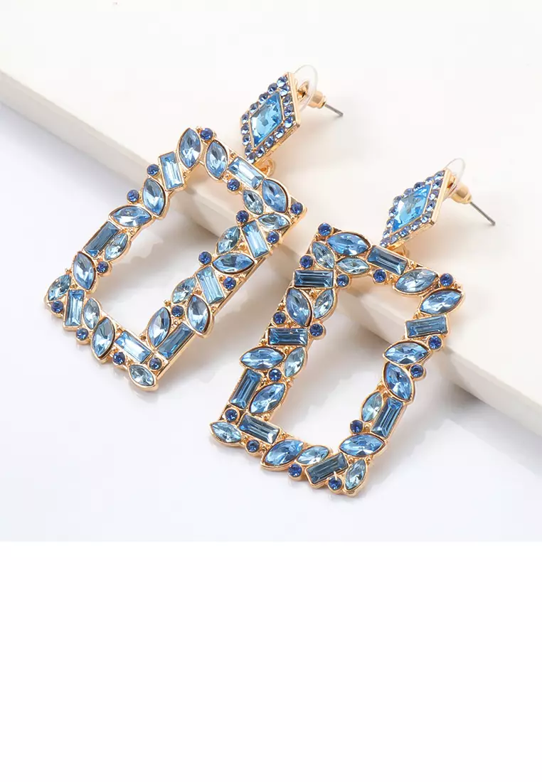 Rectangle earrings outlet zara
