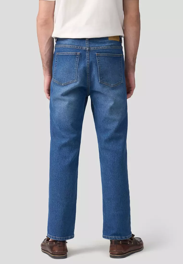 Slim Fit Mid Wash Jeans