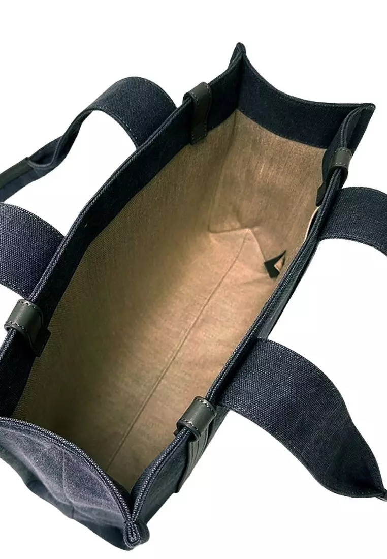 Woody Tote Bag in Dusky Blue