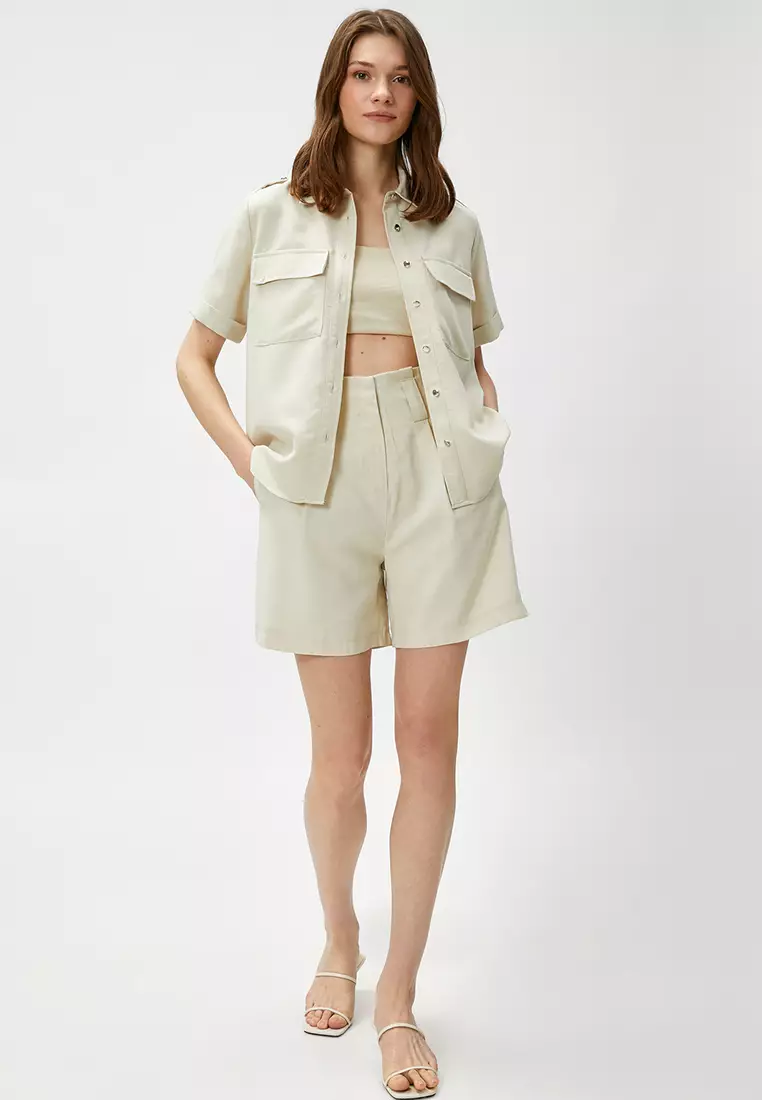 Short Sleeve Pockets Shirt