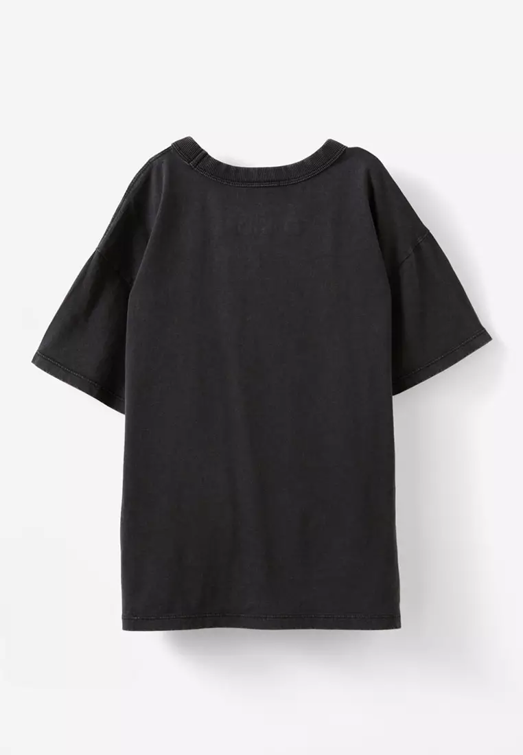 Licensed Drop Shoulder Short Sleeves Tee