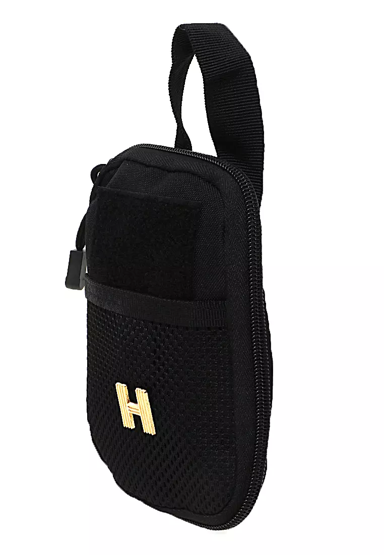 Noice Tas Pinggang Army Pria Dan Wanita Waterproof Material 1000D Cordura Nylon ORIGINAL - Black