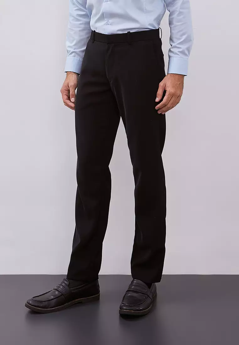 Jobb Lucido Celana Panjang Pria Slim Fit Hitam