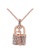 Krystal Couture gold KRYSTAL COUTURE Padlock and Key Necklace Embellished with Swarovski® crystals-Rose Gold/Clear B7D78ACDAD0DBBGS_1