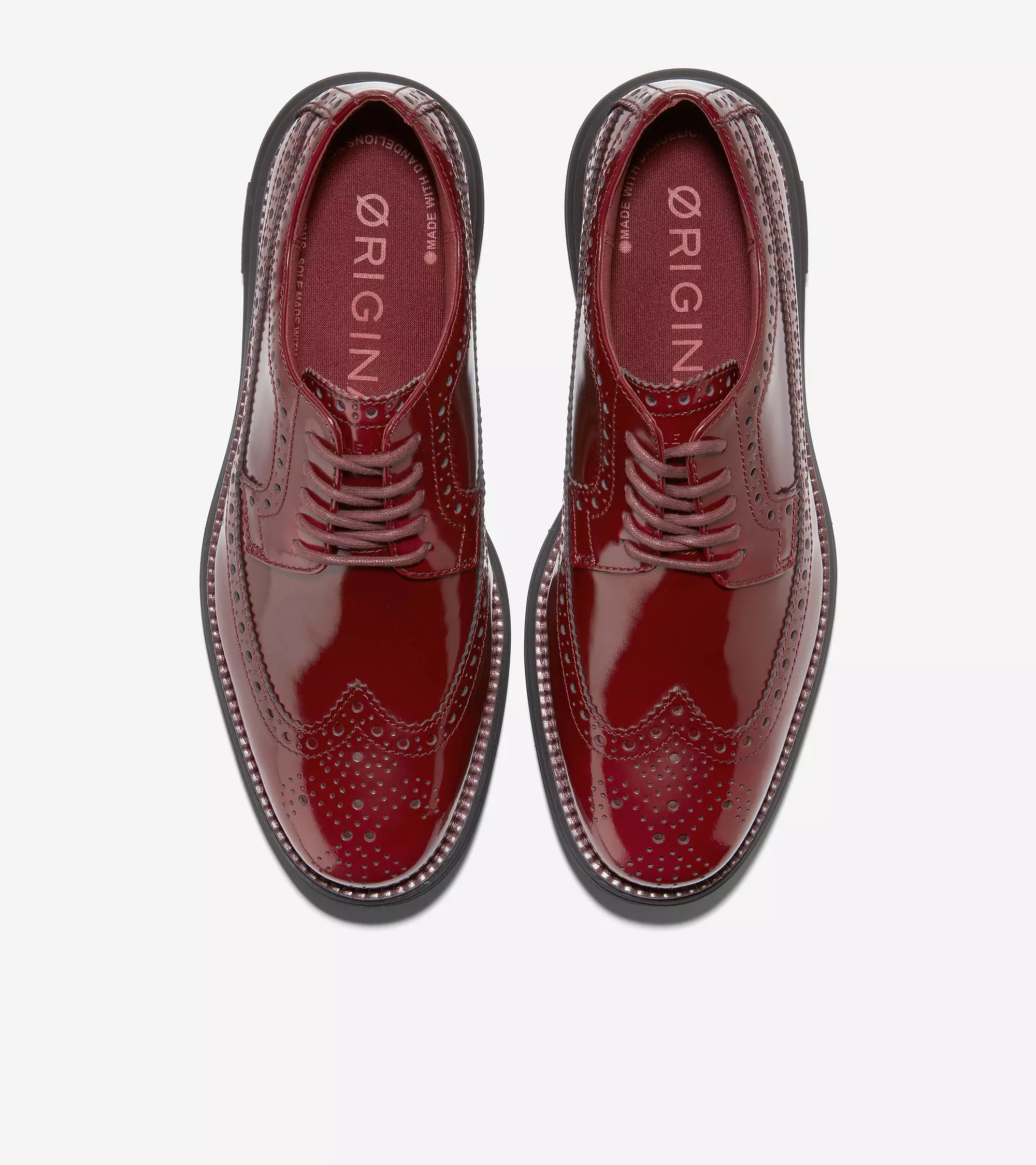 Cole Haan Man Originalgrand Remastered Longwing - Sepatu Pria (Merah)